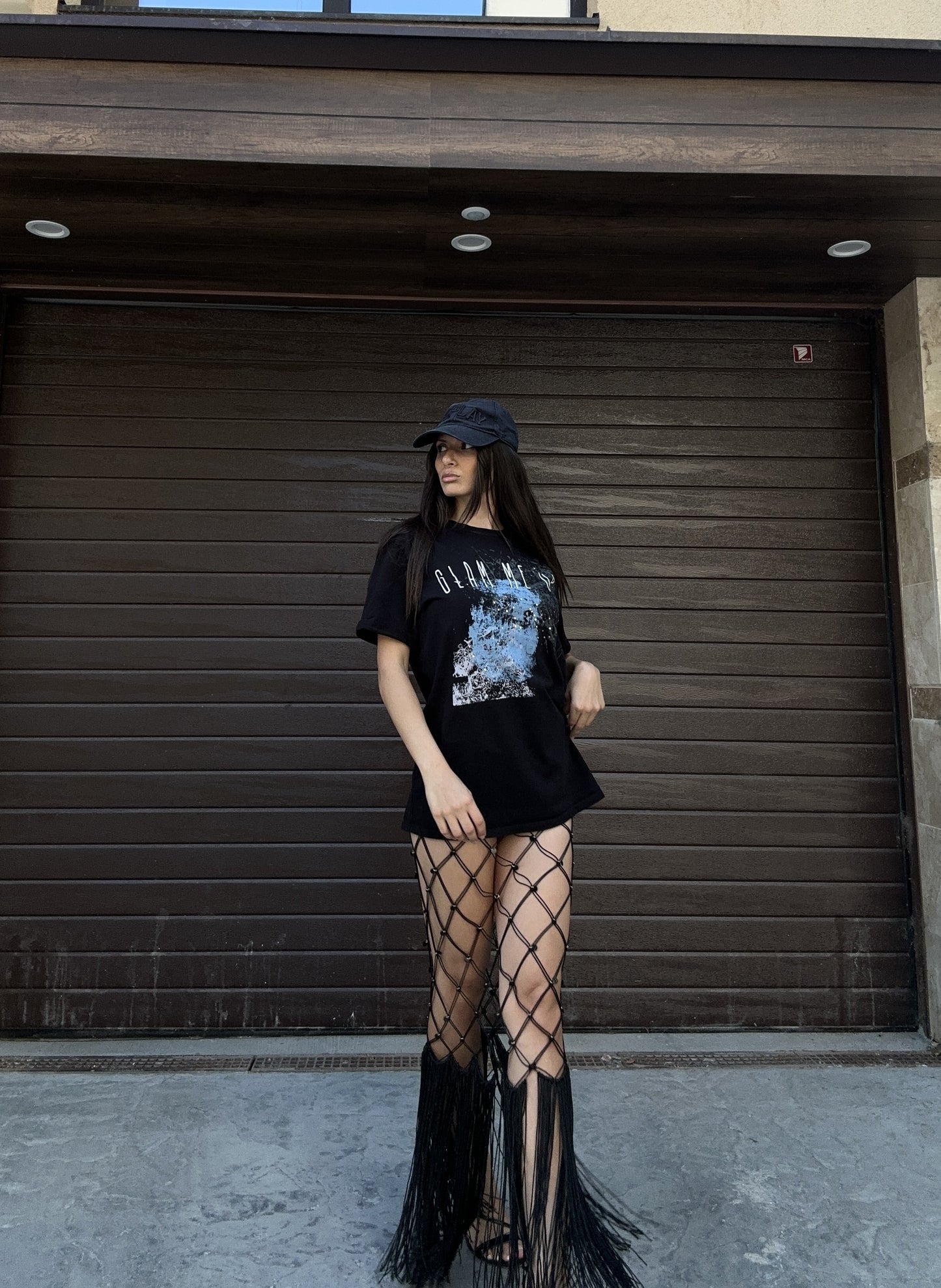 TYLA — Sheer Fringe Maxi Skirt