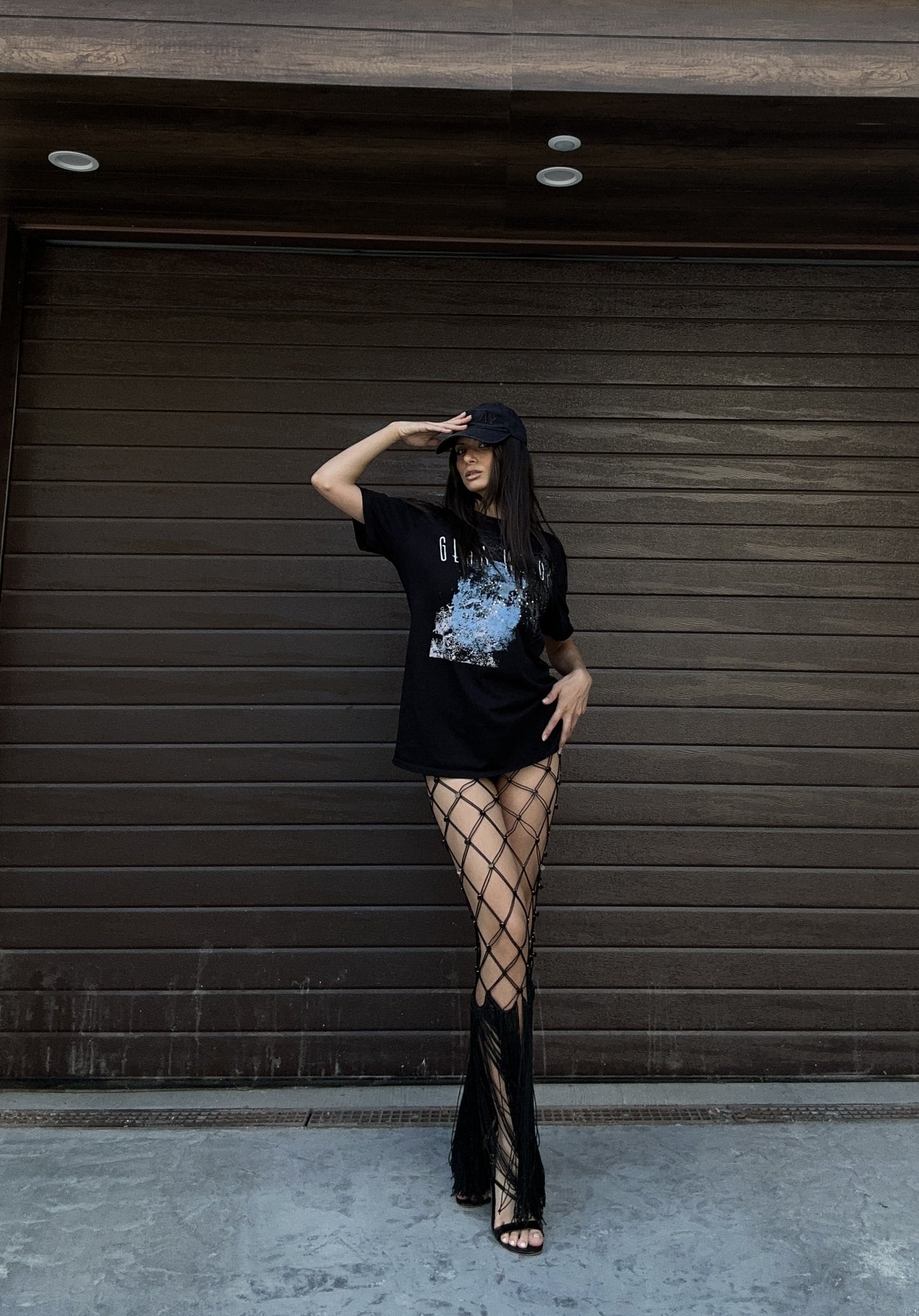 TYLA — Sheer Fringe Maxi Skirt