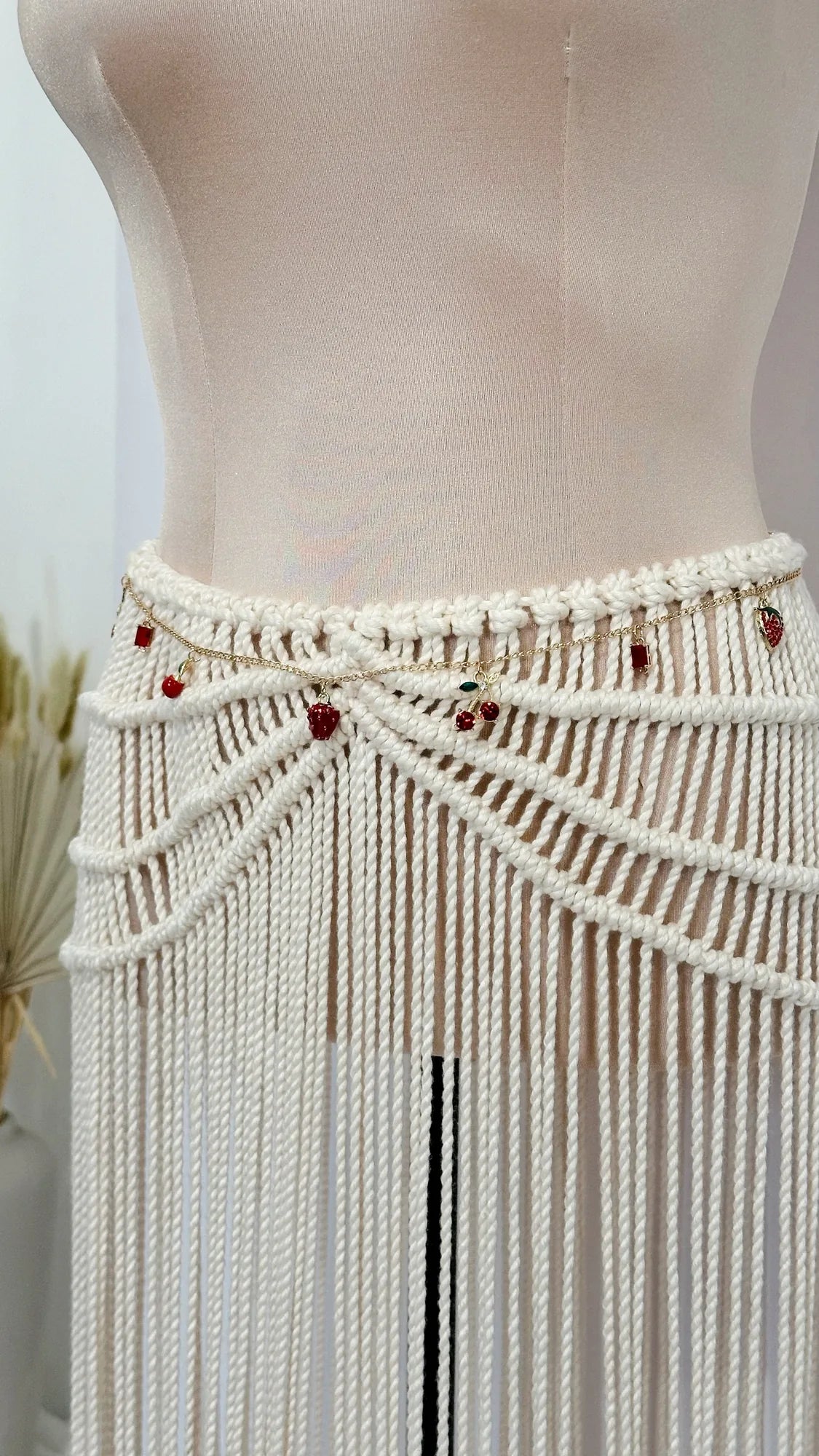 Summer Boho Macrame Maxi Skirt – product view 2