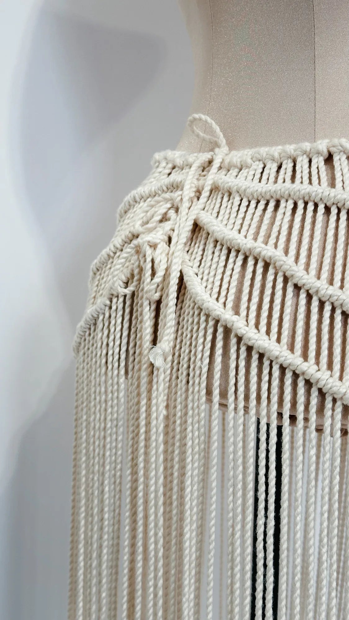 Summer Boho Macrame Maxi Skirt – product view 3