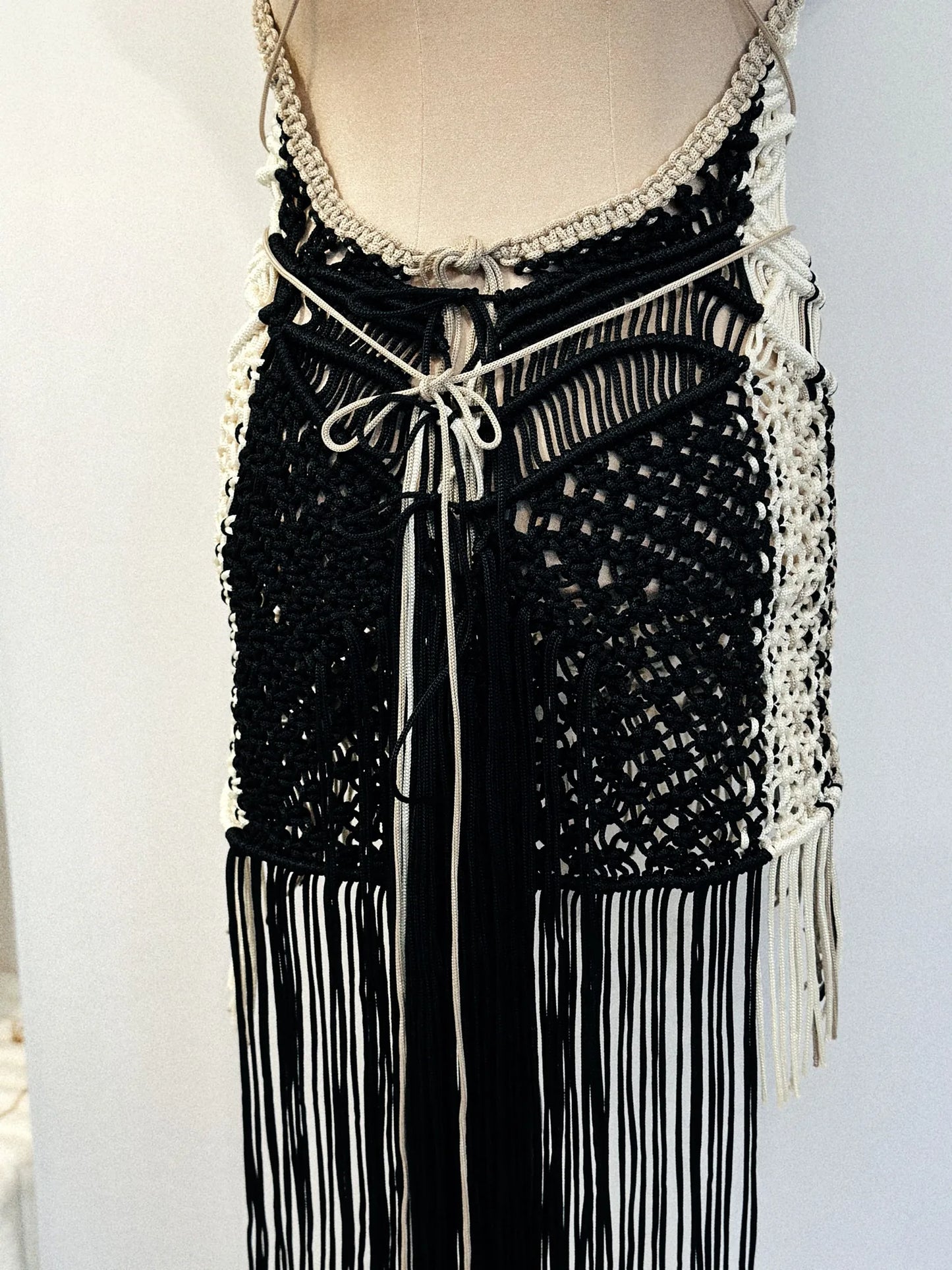 Mykonos Corset Mini  Boho  Dress  with Gold Detail I Party & Evening Look – product view 7