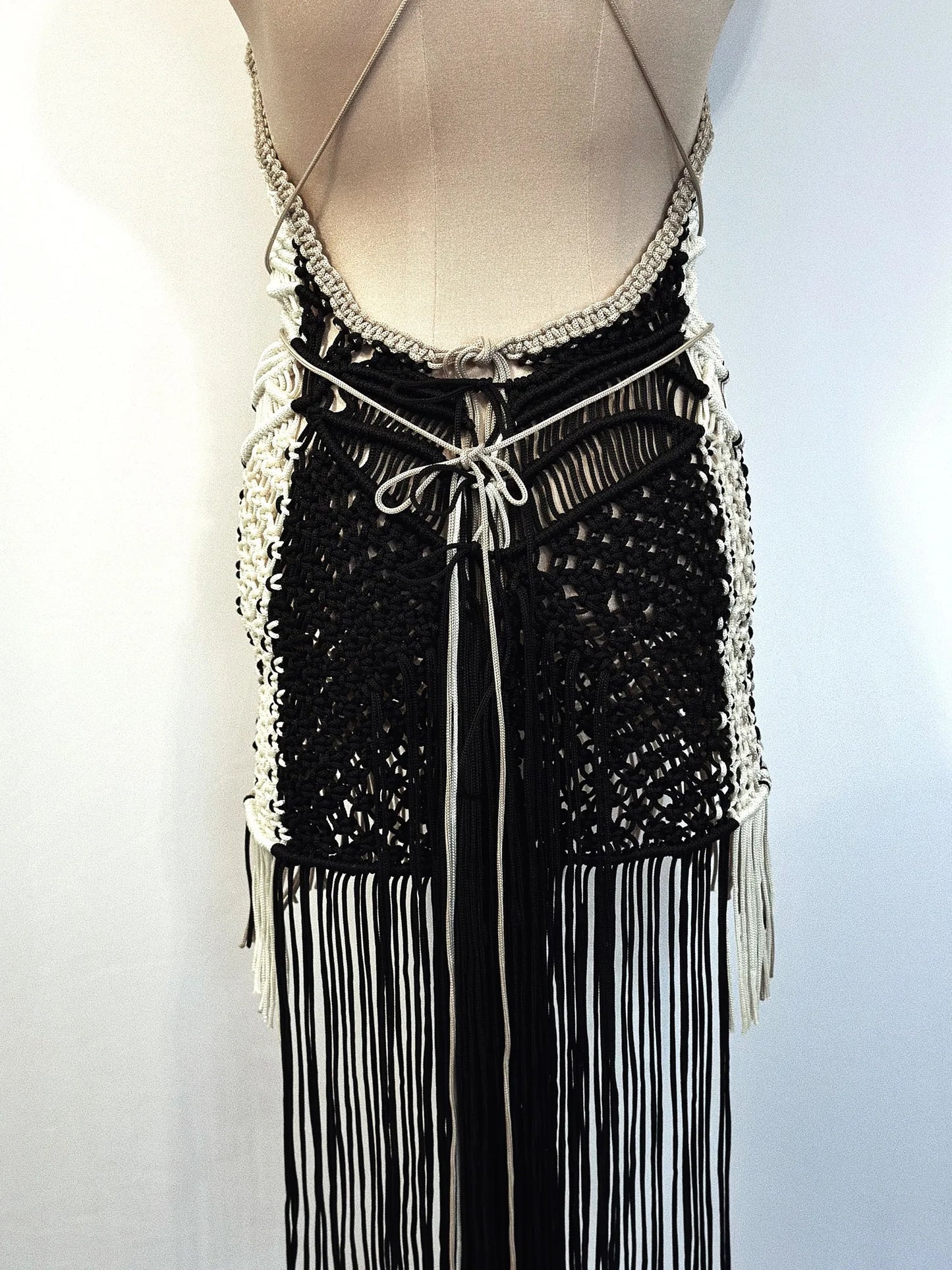 Mykonos Corset Mini  Boho  Dress  with Gold Detail I Party & Evening Look – product view 8